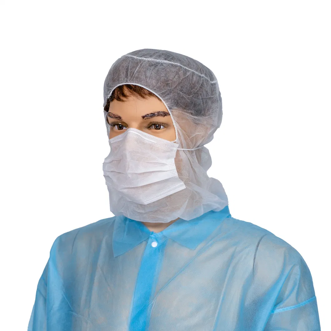 Disposable Nonwoven Surgeon`S Space Astro Cap with Ties